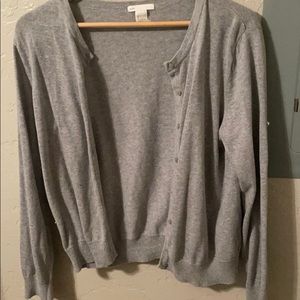 Grey cardigan